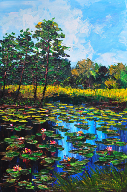 Wenlan Hu Frost - Texas Landscape No. 5