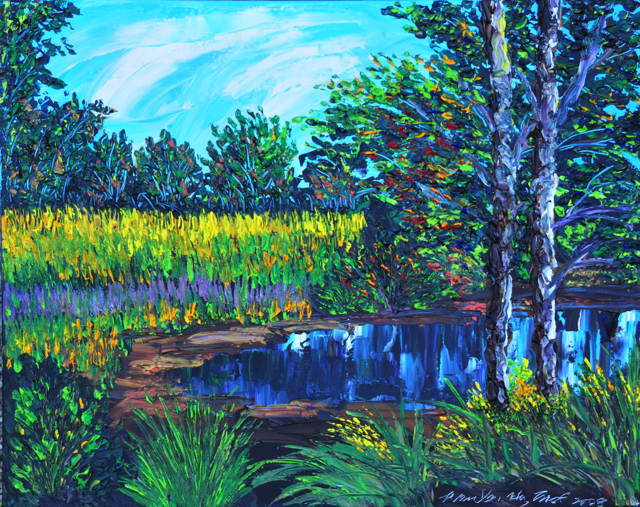 Wenlan Hu Frost - Texas Landscape No. 7