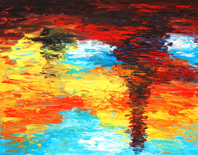 Wenlan Hu Frost - Texas Pondscape No. 1