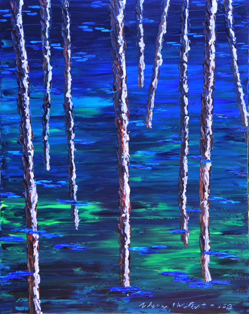 Wenlan Hu Frost - Texas Pondscape No. 10