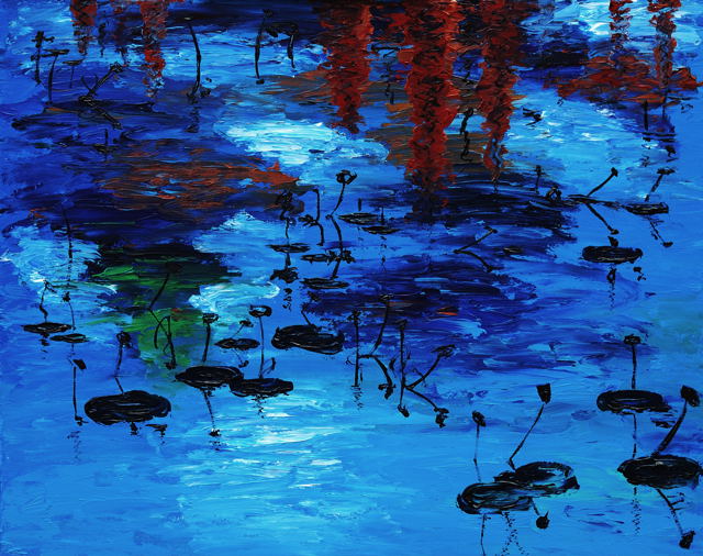 Wenlan Hu Frost - Texas Pondscape No. 2