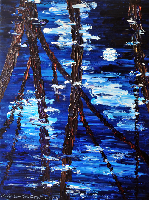 Wenlan Hu Frost - Texas Pondscape No. 9